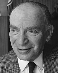 sylvain poons portret foto zwart wit