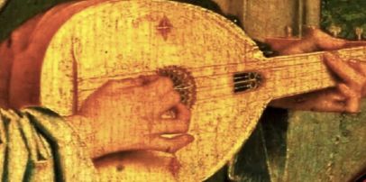 picture lute playing dutch folk songs