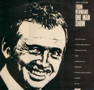 picture record cover toon hermans one man show 1969