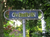 naambordje van nederlandse kinderliedjes met muziek kinderliedjeswebsite In de Overtuin